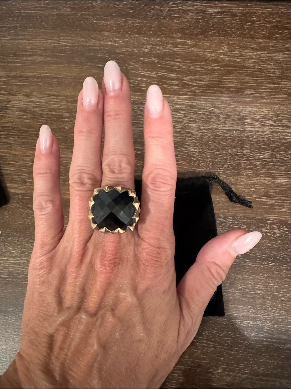 Stephen Webster Superstud Cocktail Ring in Black Onyx